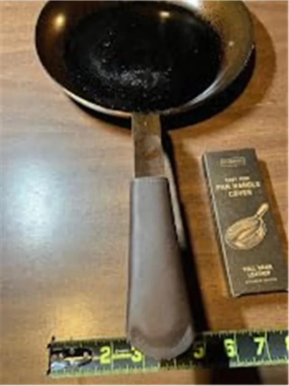 Leather Cast Iron Pan Handle Cover (Standard 4.5
